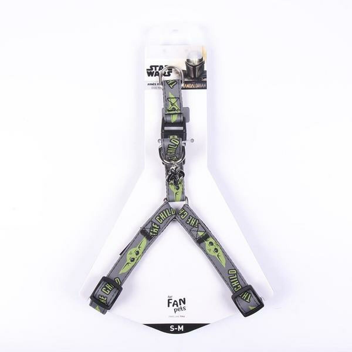 Dog Harness The Mandalorian Grey S/M