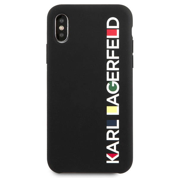 Karl Lagerfeld KLHCPXBHWHBK Apple iPhone XS/X hardcase black Glossy Bauhaus
