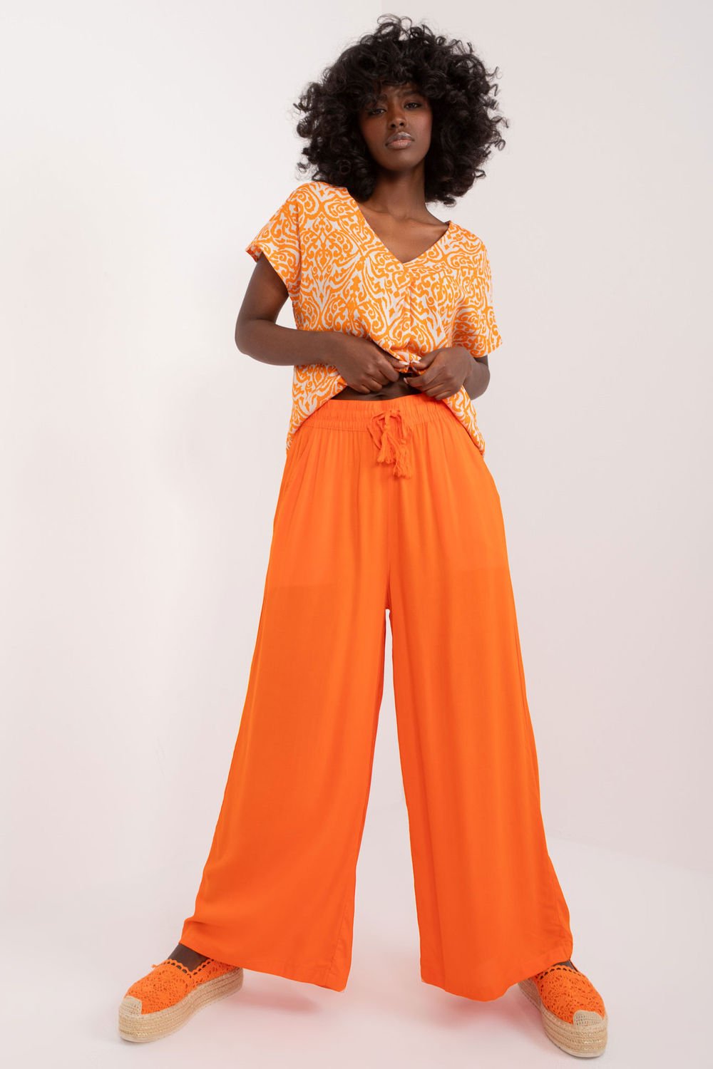  Women trousers model 196904 Sublevel  orange