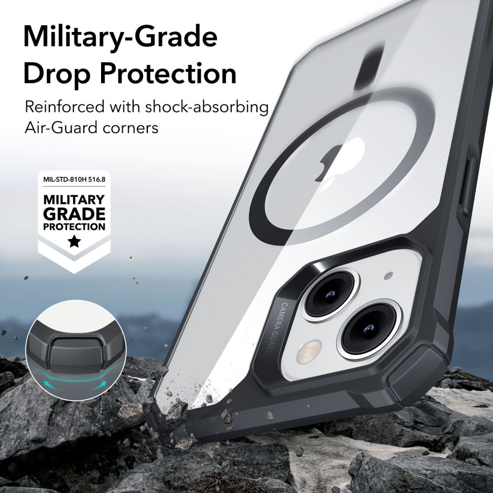 ESR Air Armor Halolock MagSafe Apple iPhone 14 Plus Clear/Black