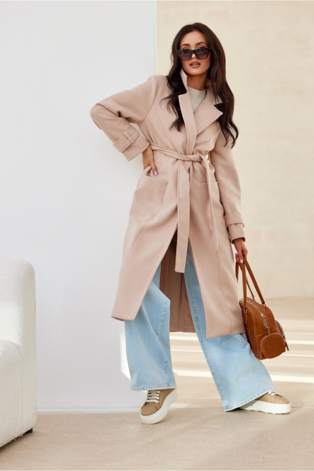  Coat model 206987 Roco Fashion  beige
