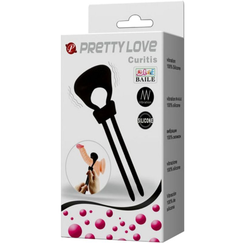 PRETTY LOVE VIBRATING COCK RING CURITIS