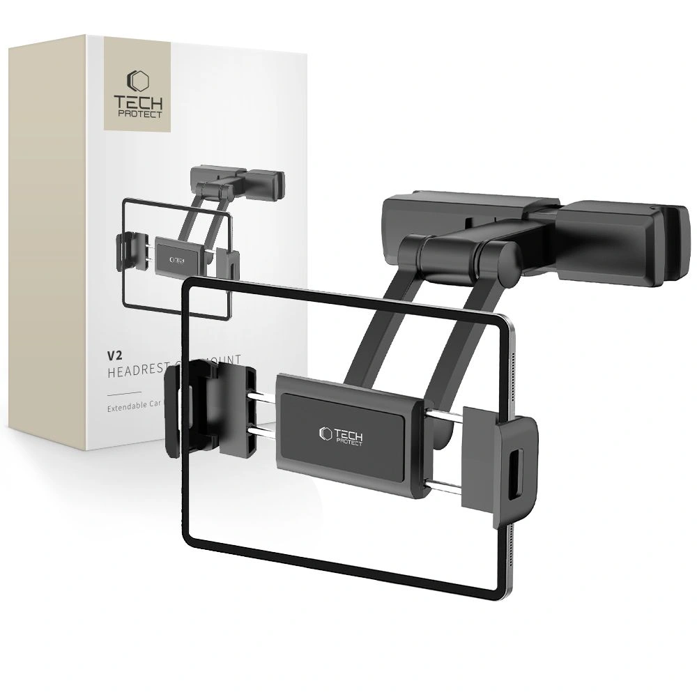 Tech-Protect V2 Stretchable Headrest Car Mount Black