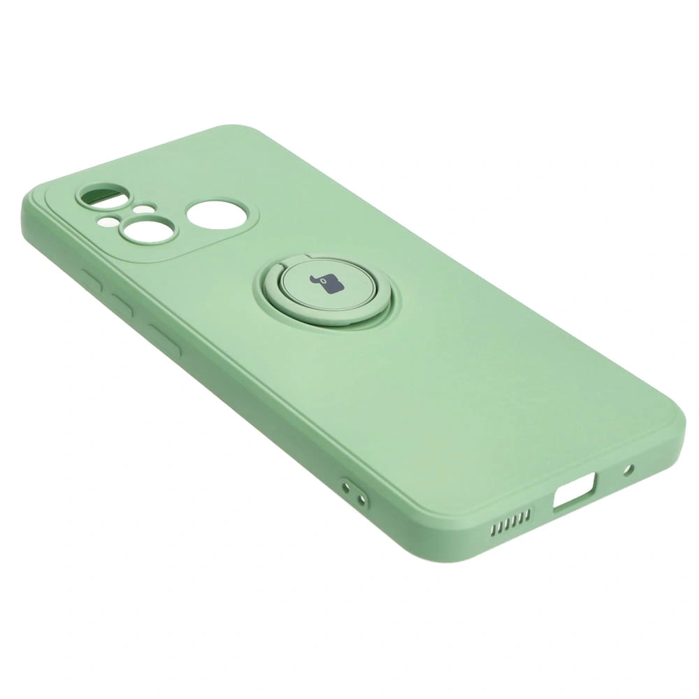 Bizon Case Silicone Ring Sq Xiaomi Redmi 12C light green