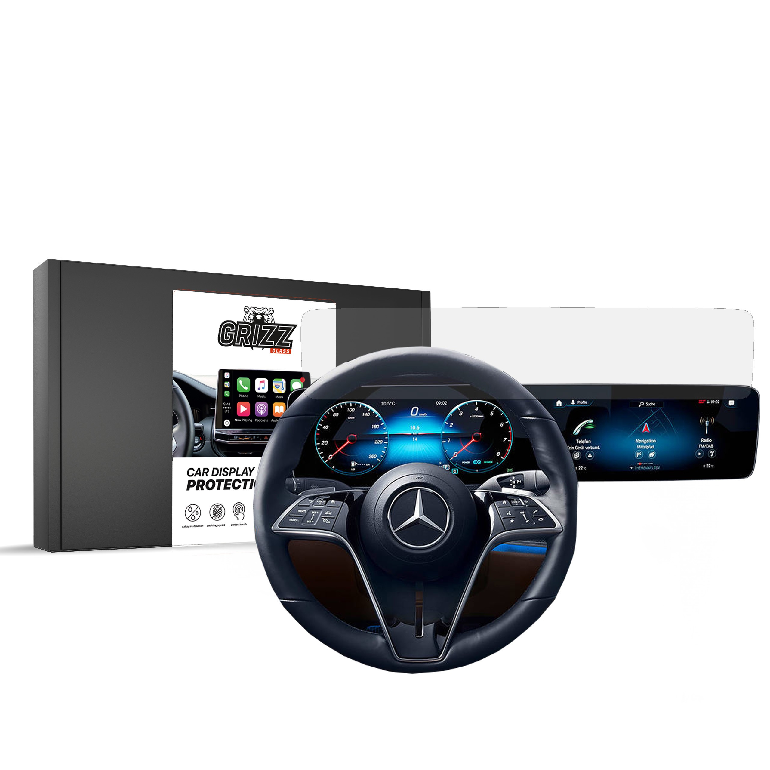 GrizzGlass CarDisplay Protection Mercedes Maybach GLS 2019