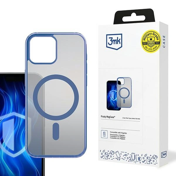 3MK Frosty MagCase Apple iPhone 15 Plus blue