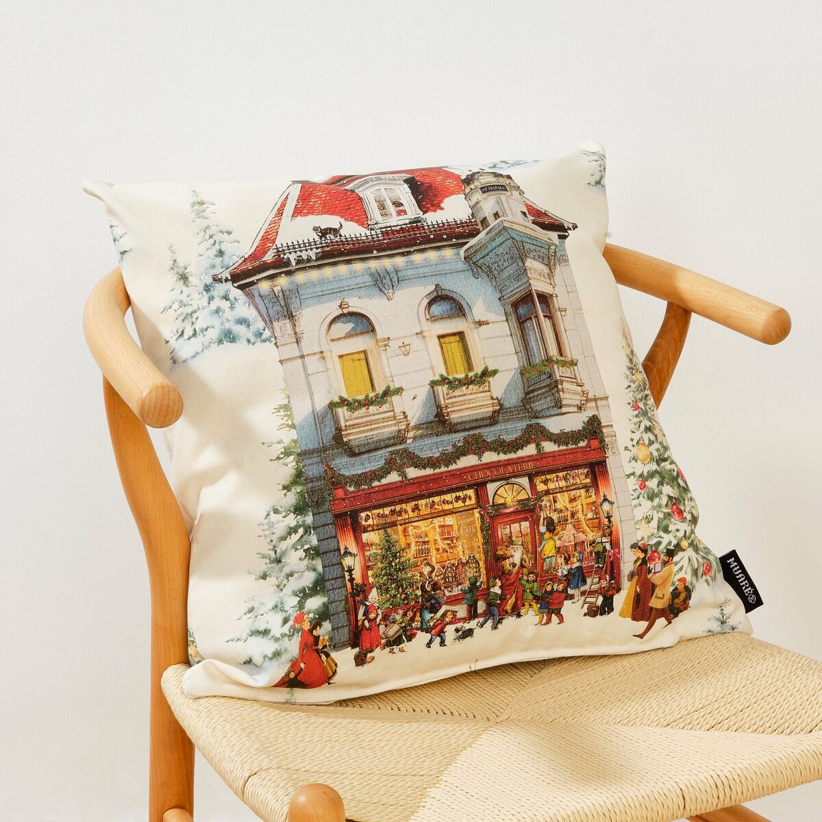 Cushion cover Mauré Christmas City 50 x 50 cm