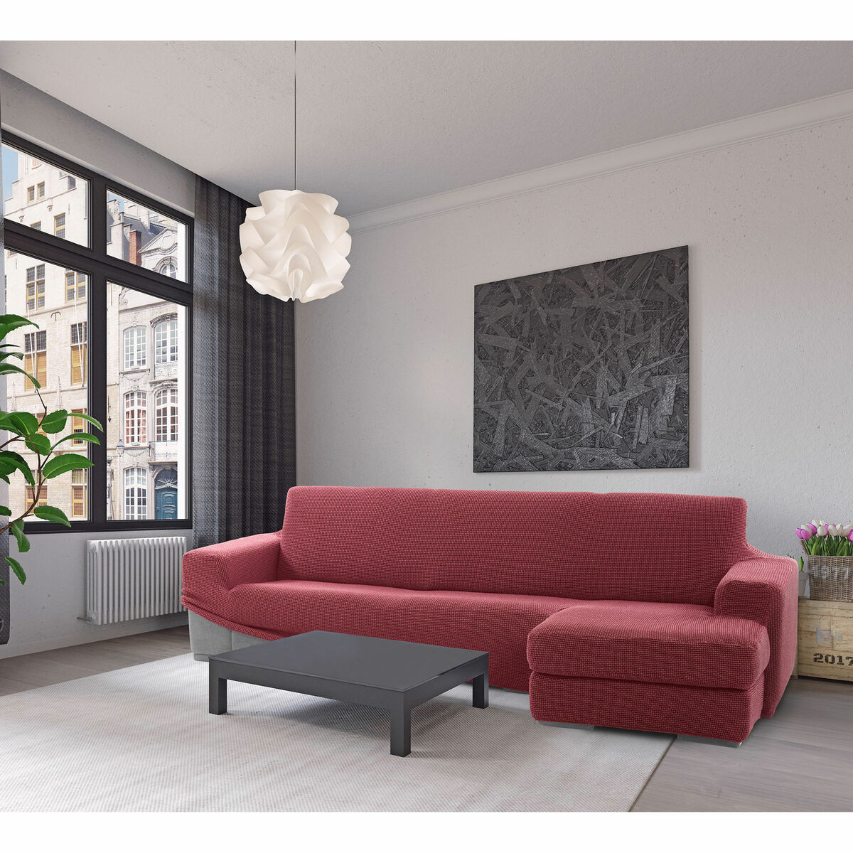 Chaise longue cover with short right arm Sofaskins NIAGARA 210 - 340 cm Chaise longue cover with short right arm Sofaskins NIAGARA 210 - 340 cm