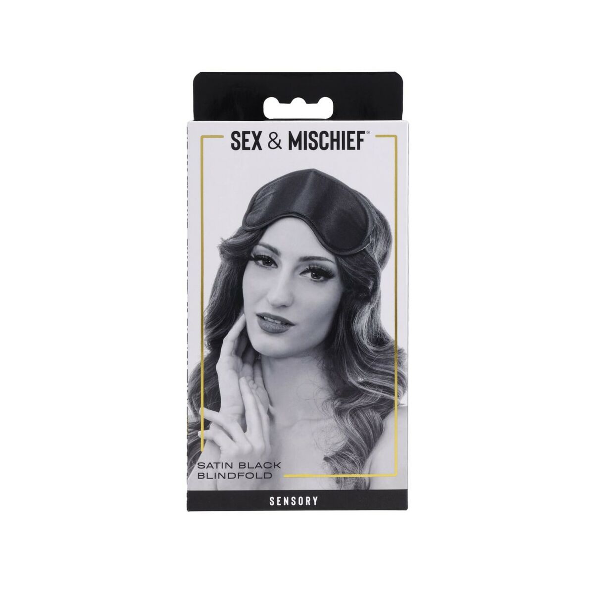 Satin Blindfold Black Sex & Mischief SS10001 Satin Blindfold Black Sex & Mischief SS10001