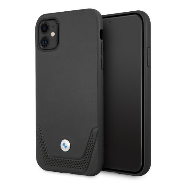 BMW BMHCN61RSWPK Apple iPhone 11 black hardcase Leather Perforate