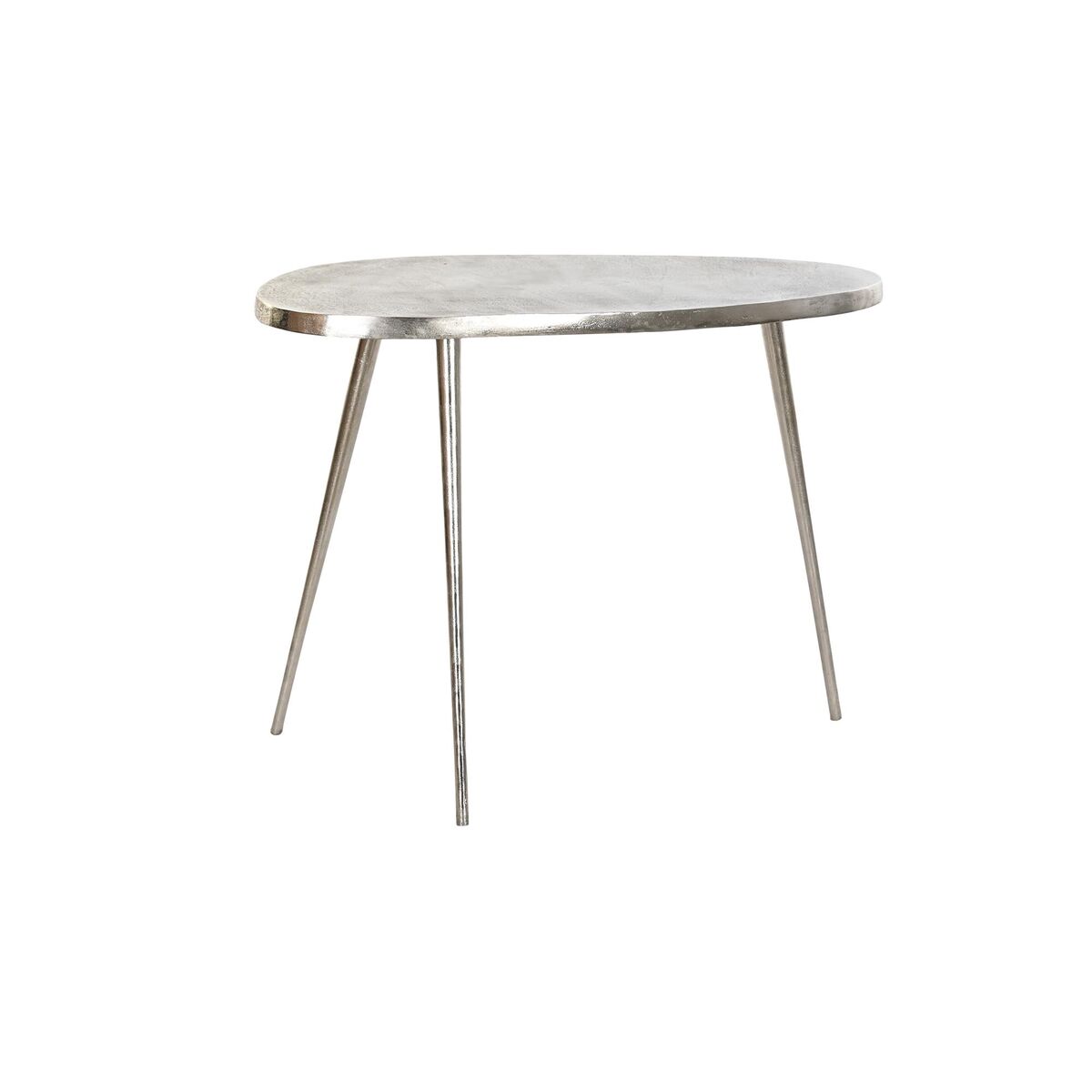 Side table DKD Home Decor Silver Aluminium (72 x 36 x 52 cm)