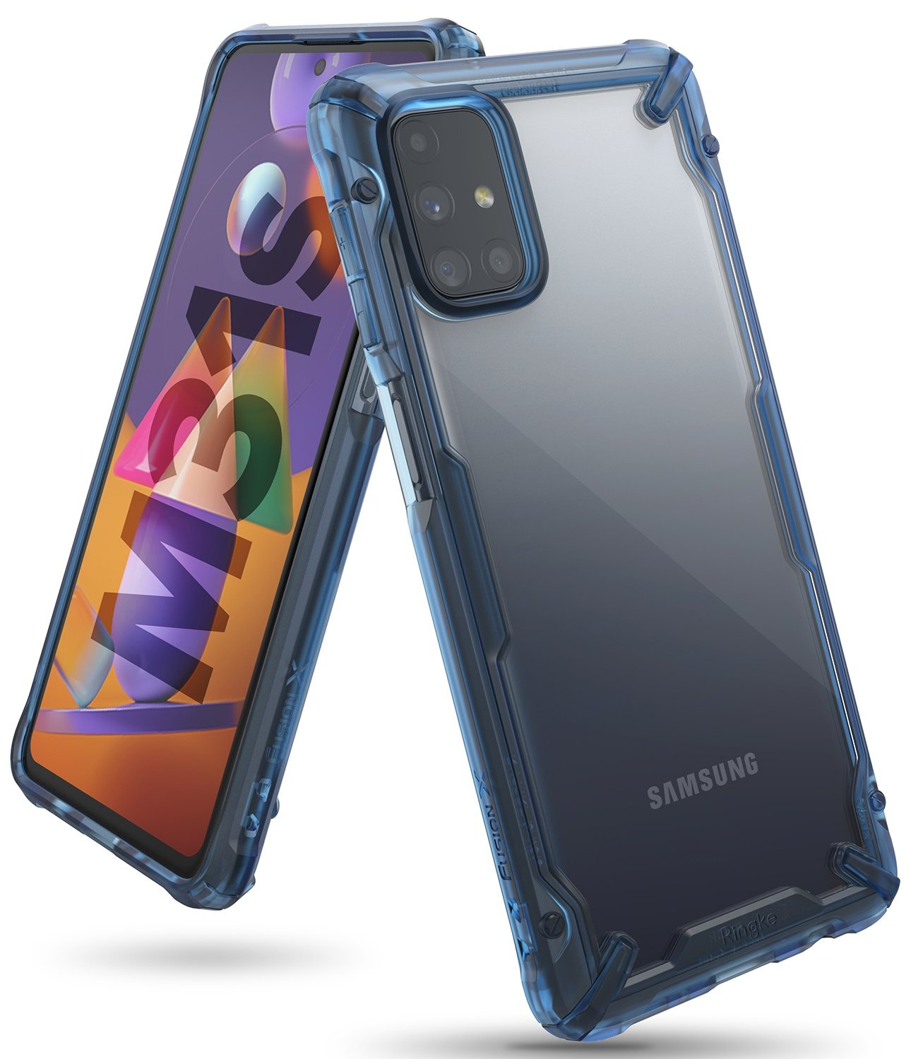Ringke Fusion-X Samsung Galaxy M31s Space Blue