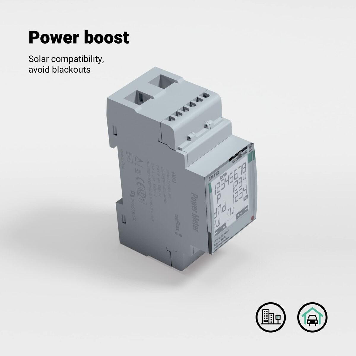 Power Attenuator Power Boost Wallbox 100A/EM112 Power Attenuator Power Boost Wallbox 100A/EM112