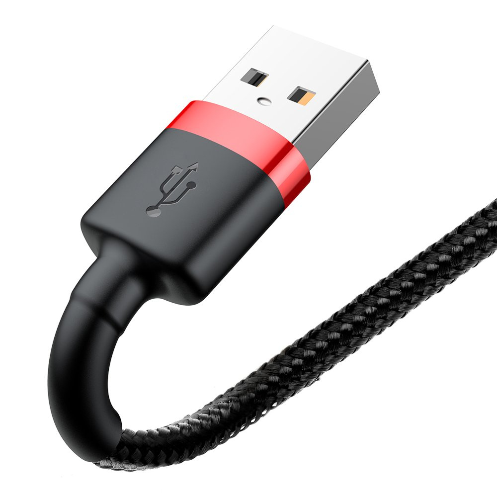 Baseus Cafule USB-A/Lightning Cable QC 3.0 2A 3M black-red
