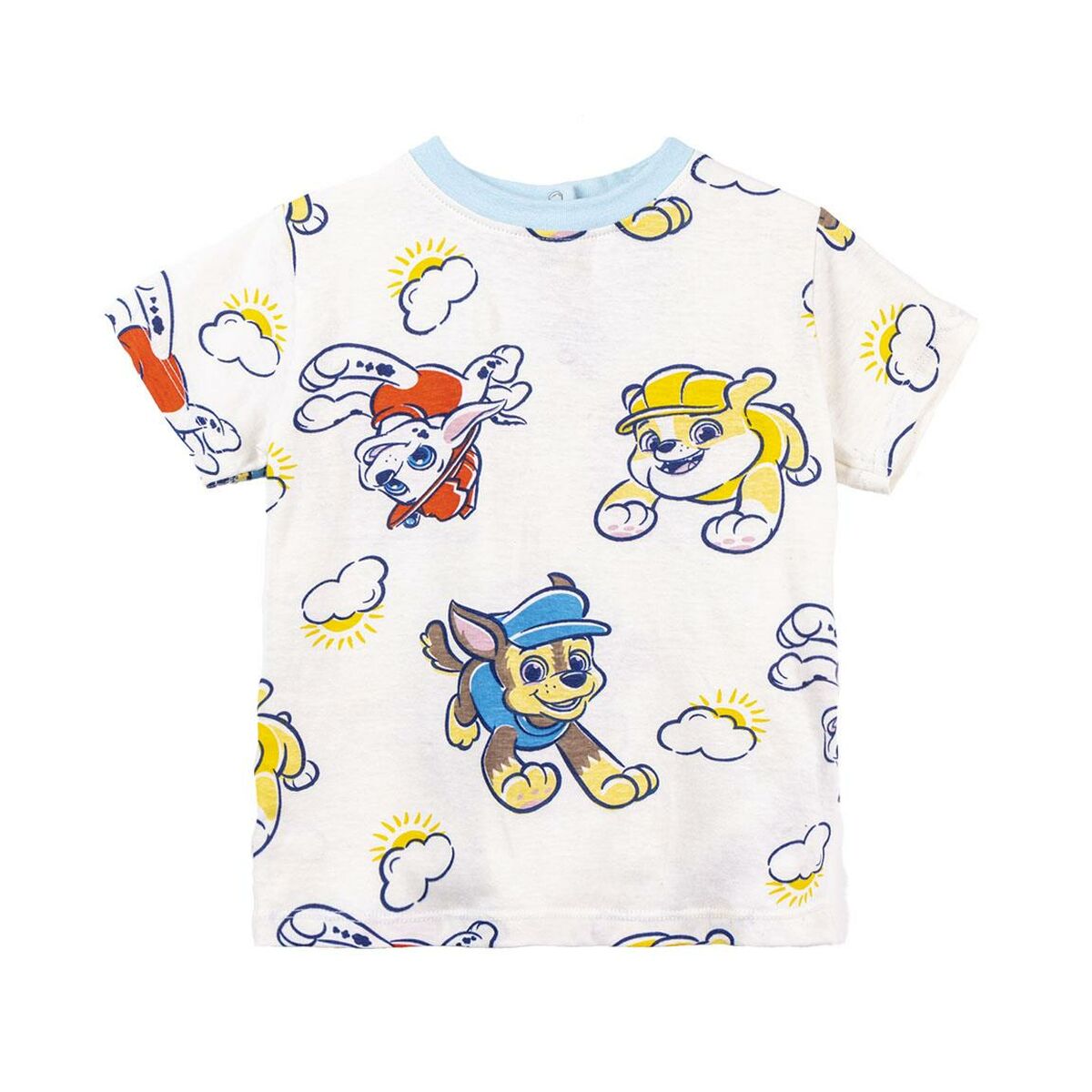 Short Sleeve T-Shirt The Paw Patrol Beige