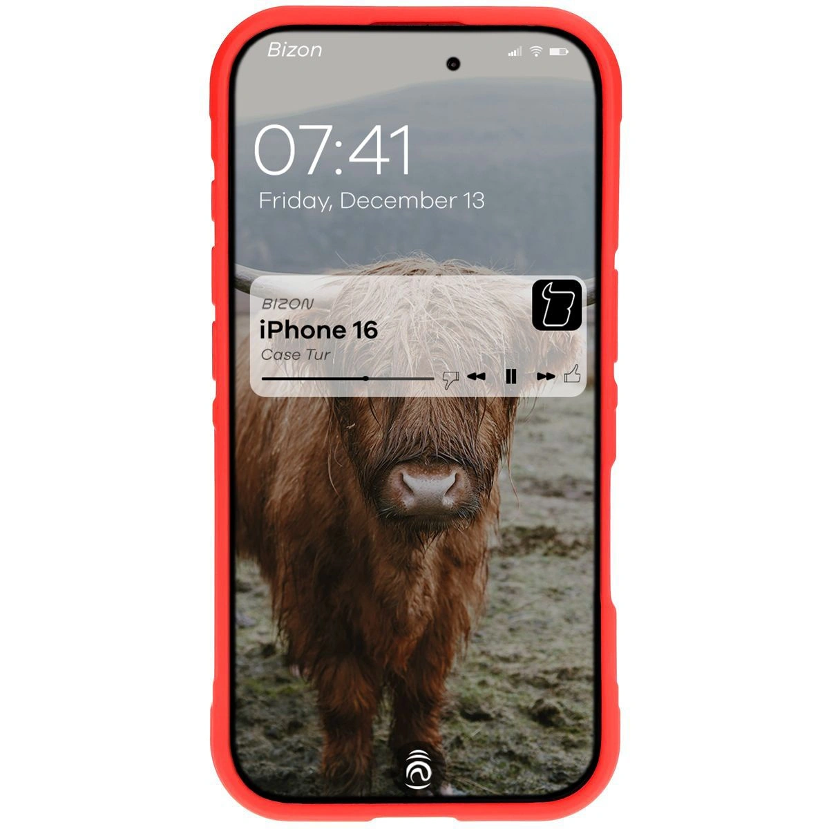 Bizon Case Tur Apple iPhone 16 red