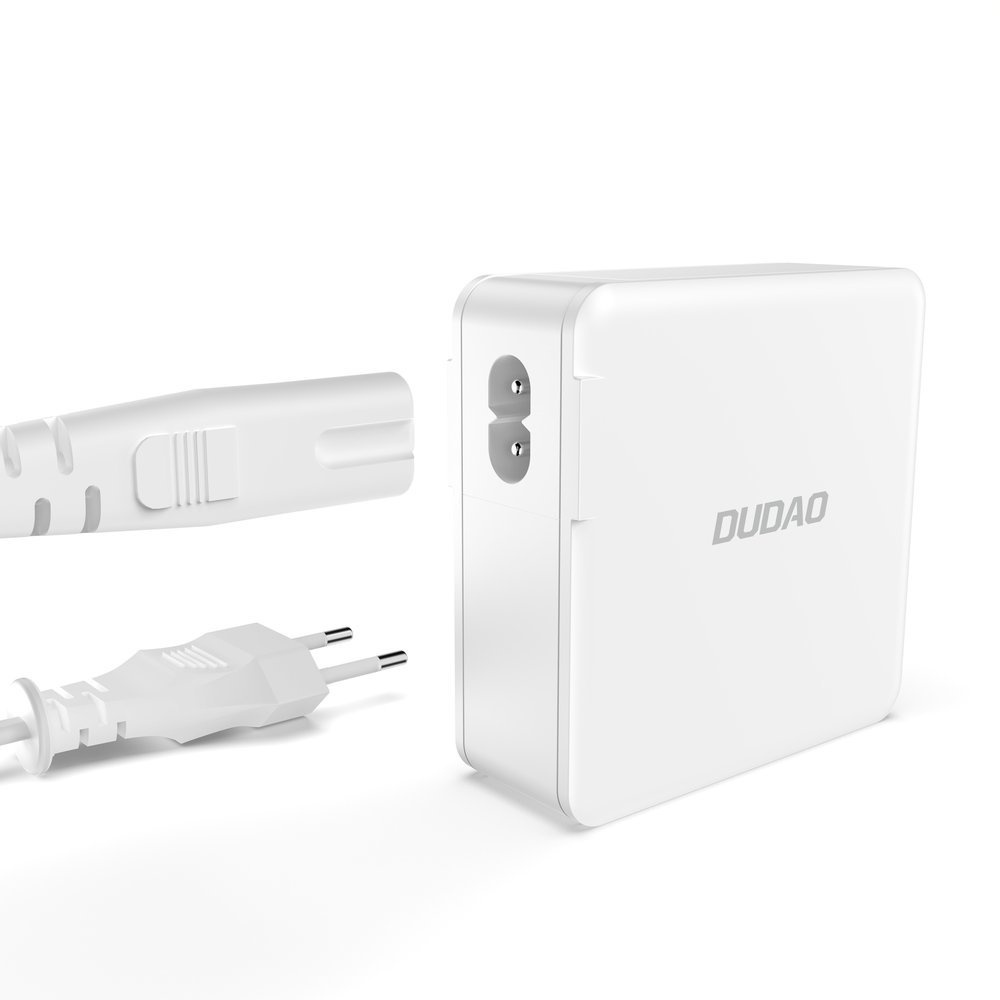 Dudao A100EU GaN 100W 2xUSB-C / 2xUSB-A wall charger white