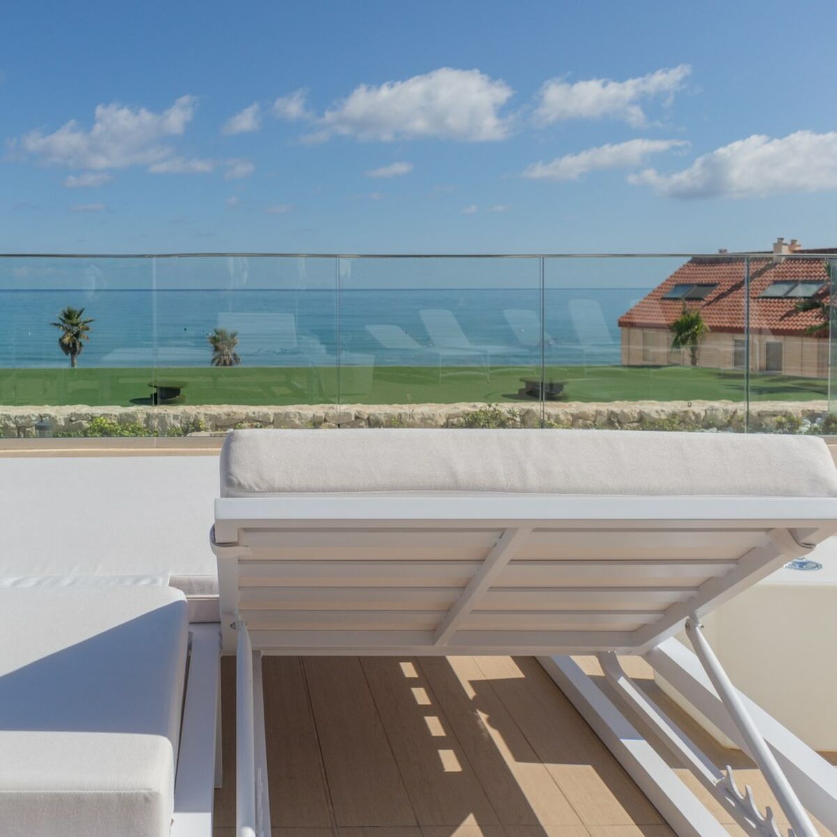 Zasklená veranda Luana Pojedyńczy 180 x 200 x 43 cm Biały Stalowy