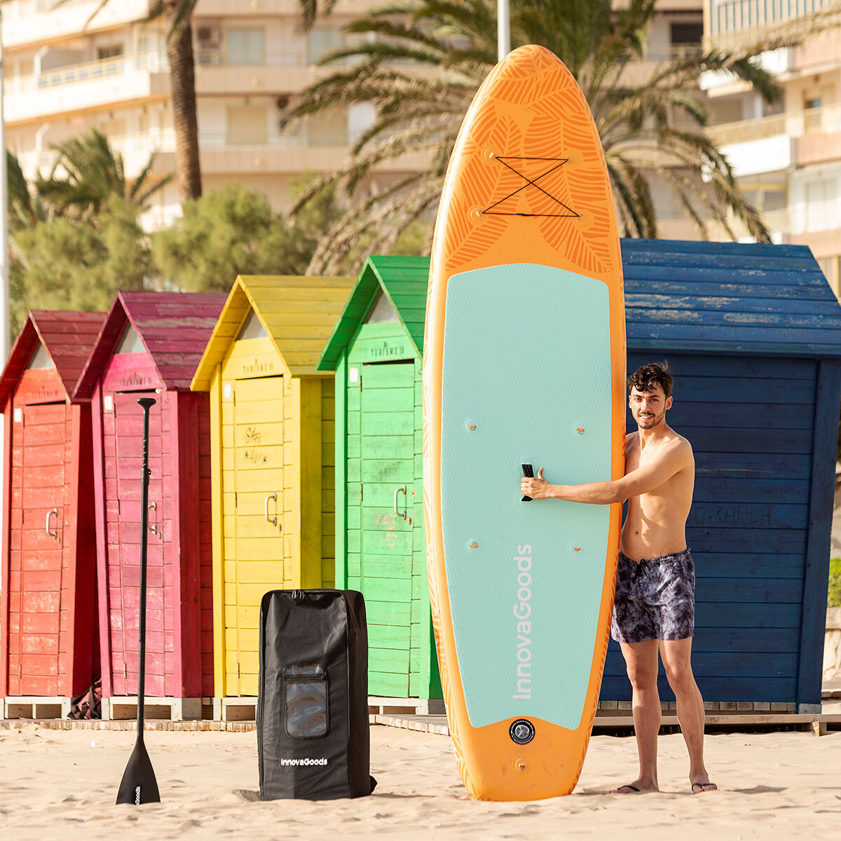 2 in 1 Aufblasbares Paddel-Board mit Sitz und Zubehör Siros InnovaGoods 10'5" 320 cm 2 in 1 Aufblasbares Paddel-Board mit Sitz und Zubehör Siros InnovaGoods 10'5" 320 cm