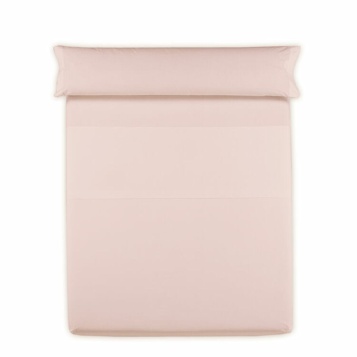 Pillowcase Happy Home Nude 45 x 100 cm 2 Units