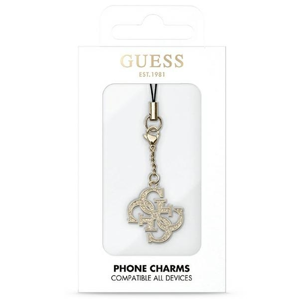 Guess GUCPM4GID Phone Strap 4G Glitter Charm