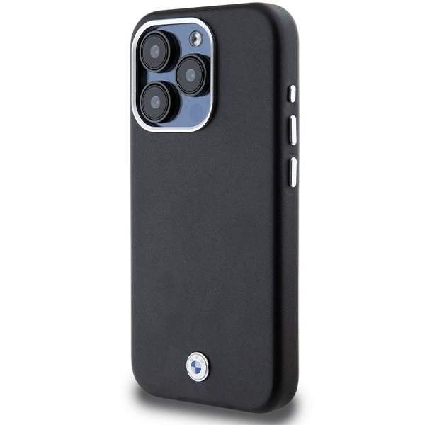 BMW BMHMP15L23PUFWK Apple iPhone 15 Pro Signature Wrapped Metal MagSafe black
