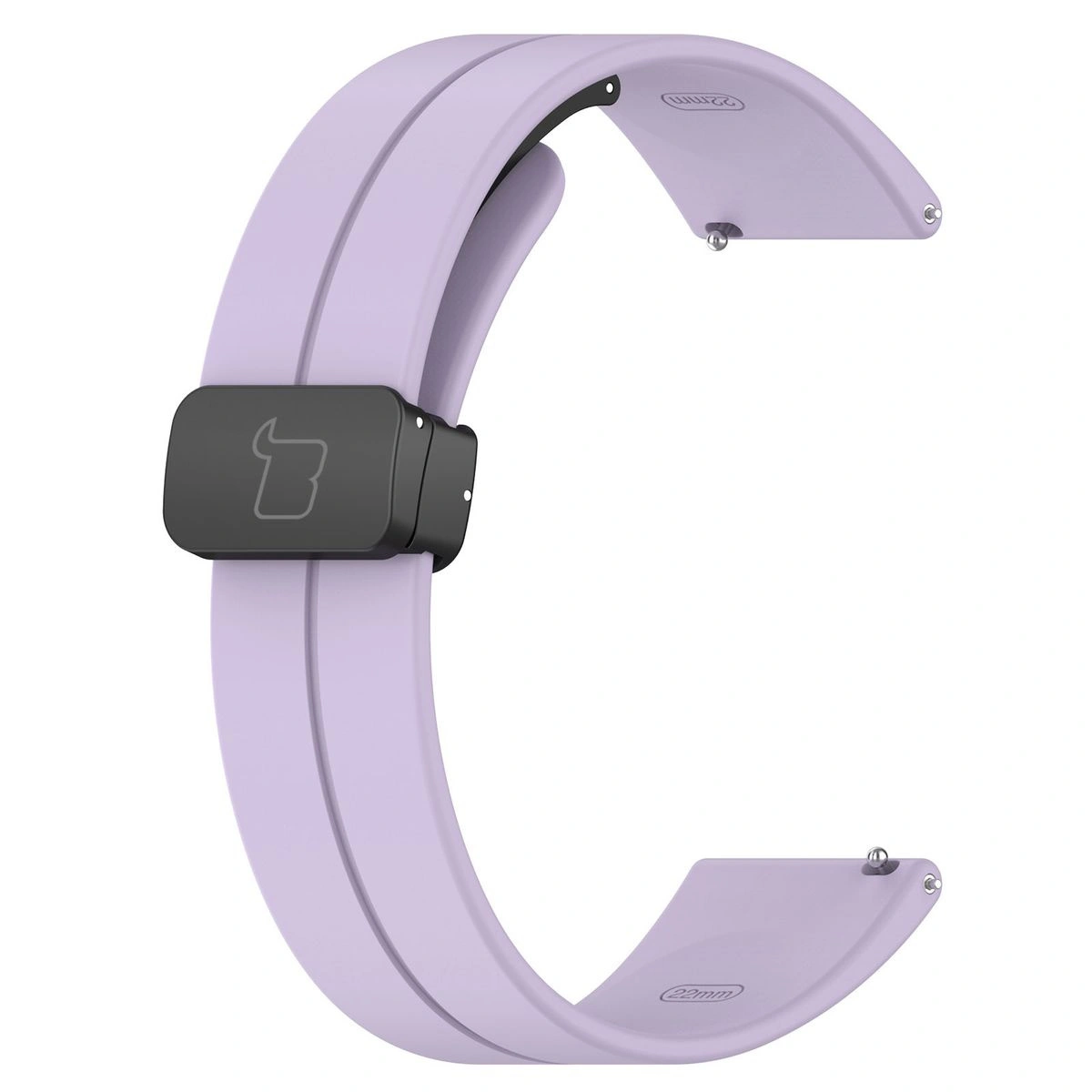 Bizon Strap Watch Silicone 22 mm lavender