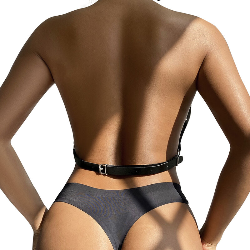 SUBBLIME - CHEST HARNESS WITH BIG RING CHAINS ONE SIZE SUBBLIME - CHEST HARNESS WITH BIG RING CHAINS ONE SIZE
