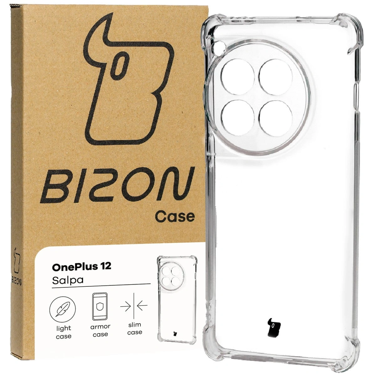 Bizon Case Salpa OnePlus 12 clear