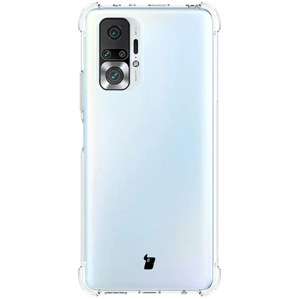 Bizon Case Clear Pack case + 2x screen glass + lens glass Xiaomi Redmi Note 10 Pro clear