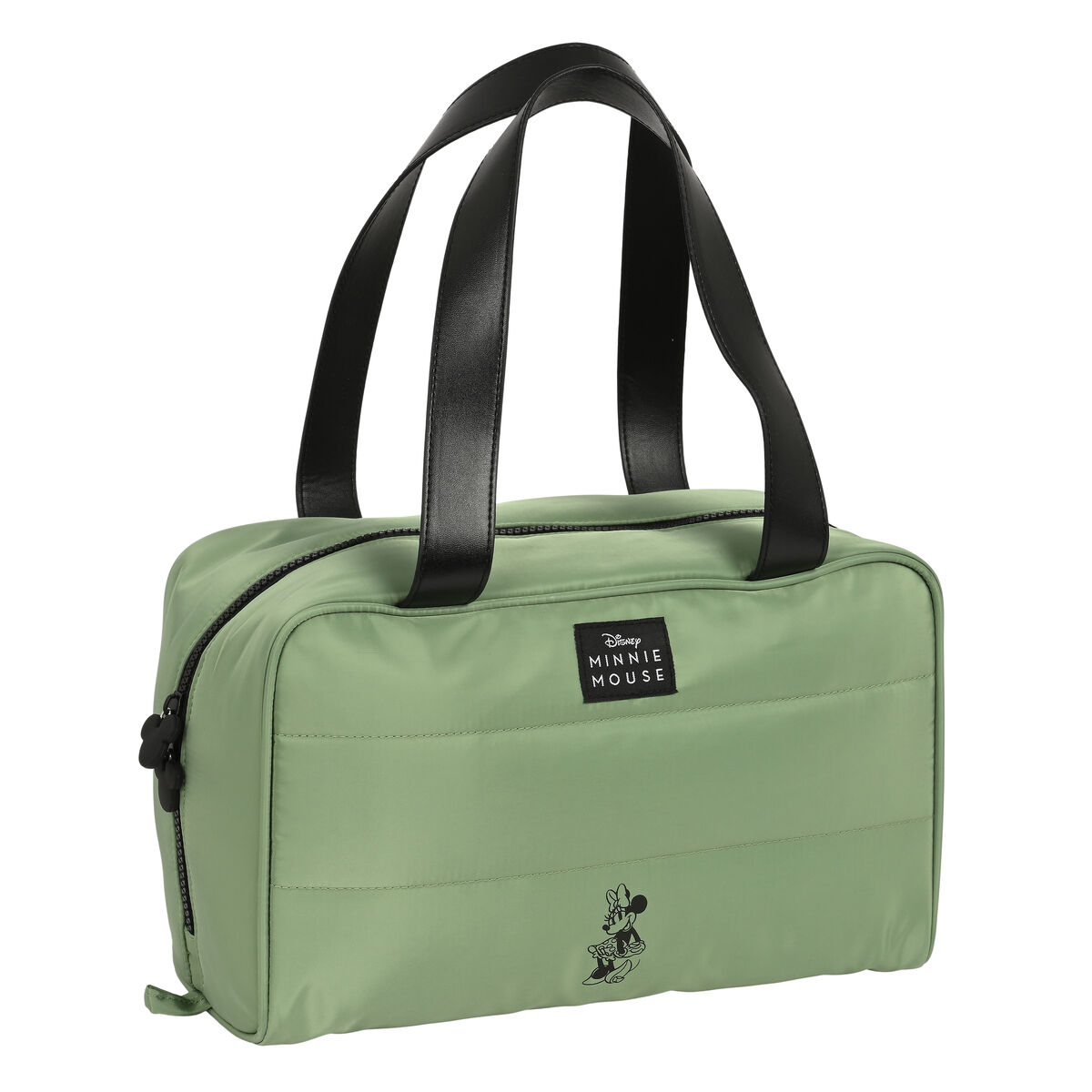 Kulturbeutel für die Schule Minnie Mouse Mint shadow Militärgrün (31 x 14 x 19 cm)