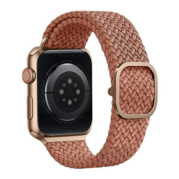 UNIQ Aspen Strap Apple Watch 4/5/6/7/SE 44/45mm Braided grapefruit pink