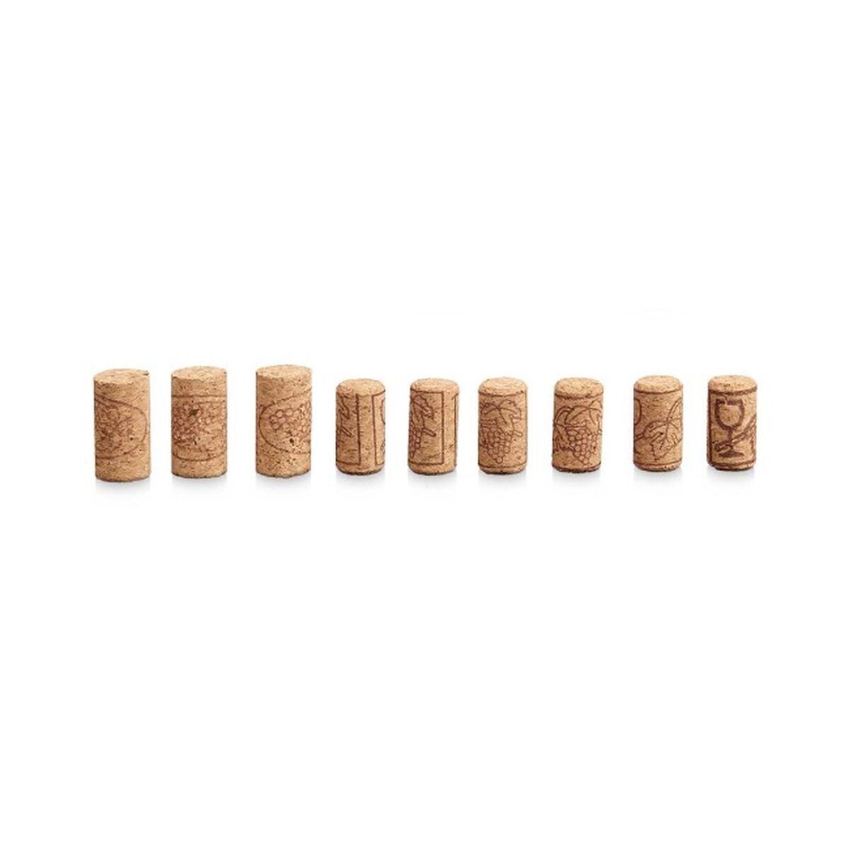 Set of Plugs and Sockets Cork (12 Units)