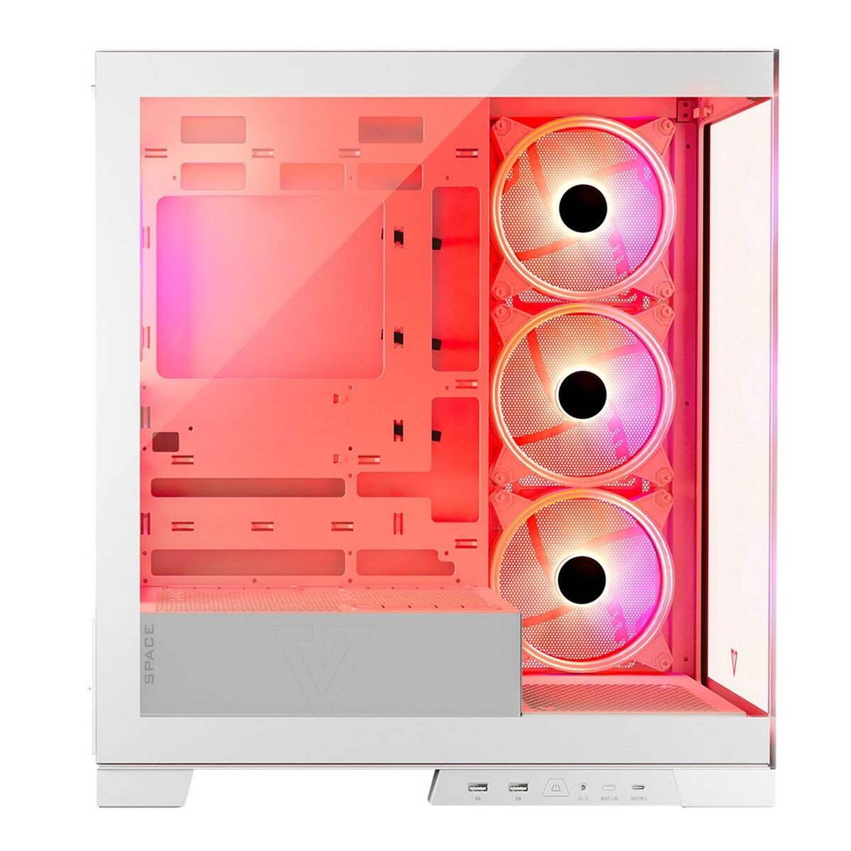 ATX Semi-tower Box Modecom Volcano SPACE APEX ARGB White ATX Semi-tower Box Modecom Volcano SPACE APEX ARGB White