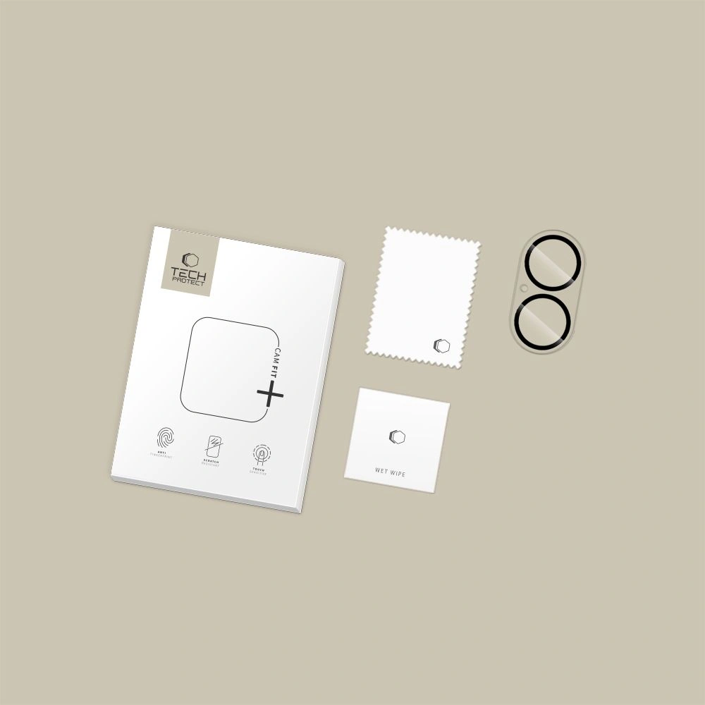 Osłona aparatu Tech-Protect Cam Fit+ do Apple iPhone 17 Clear