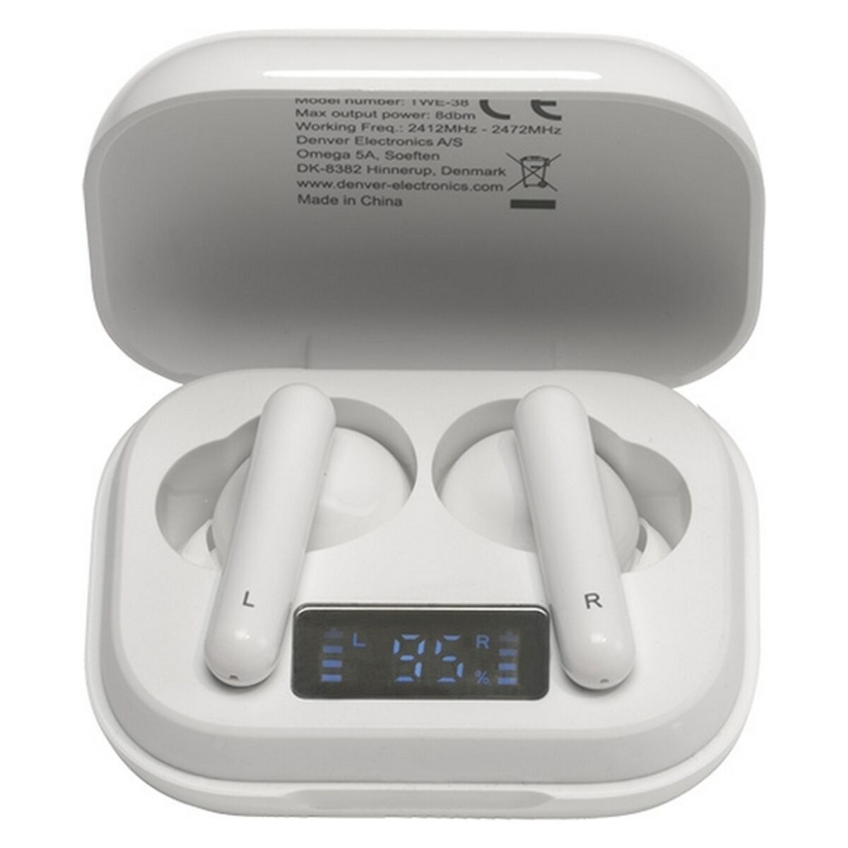 Słuchawki Bluetooth Denver Electronics 111191120210 Biały