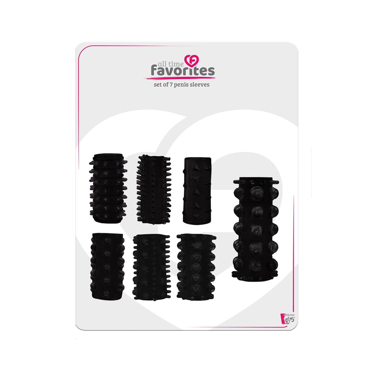 Penis cover Dream Toys All Time Favorites Black Ø 6 cm