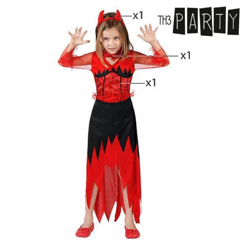 Costume for Children Th3 Party 1132 Multicolour Male Demon 10-12 Years