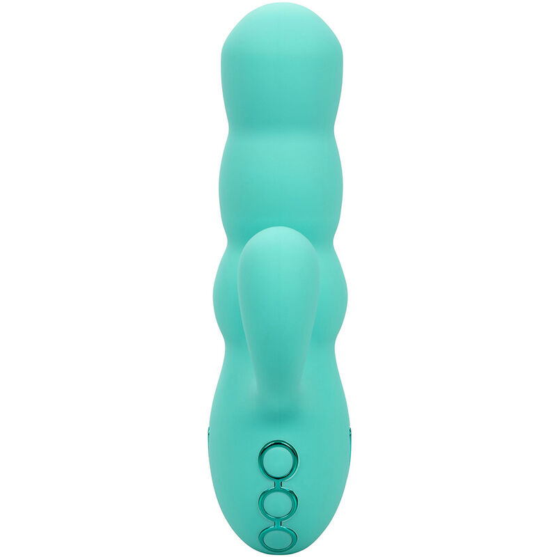CALIFORNIA EXOTICS - DEL MAR DIVA VIBRATOR RABBIR AQUA GREEN BY CALIFORNIA DREAMING