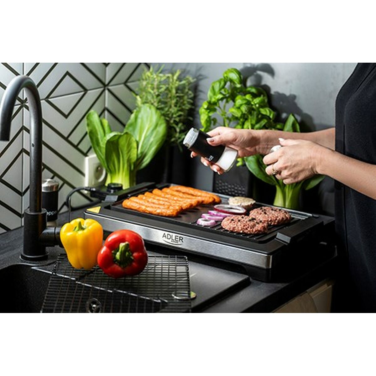 Electric Barbecue Adler AD 6614 3000 W