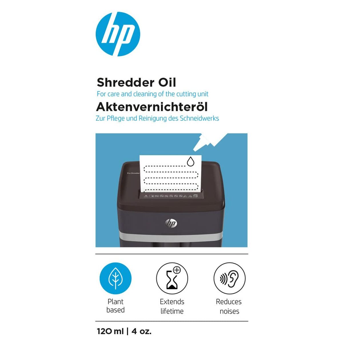 Oil HP HPO9131OIL120ML                 Paper Shredder 120 ml