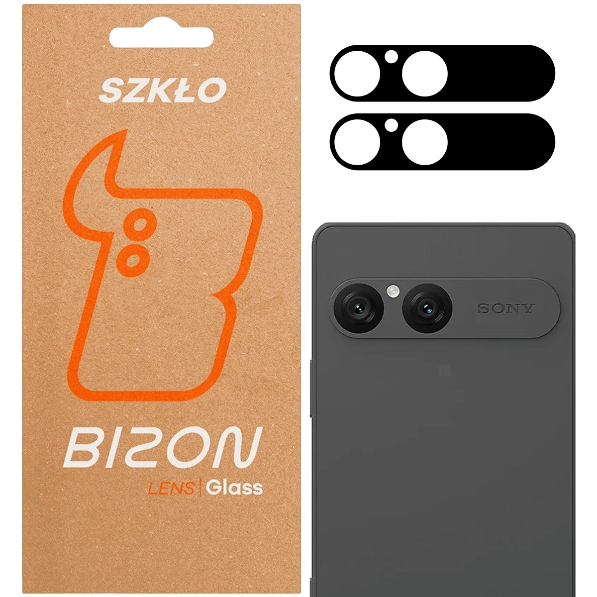 Szkło na aparat Bizon Glass Lens do Sony Xperia 10 VII [2 PACK]