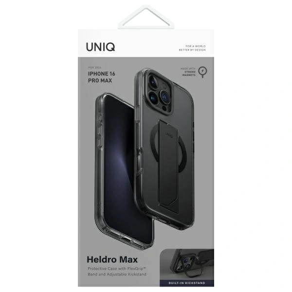 UNIQ Heldro Max Apple iPhone 16 Pro Max MagClick Charging vapour smoke