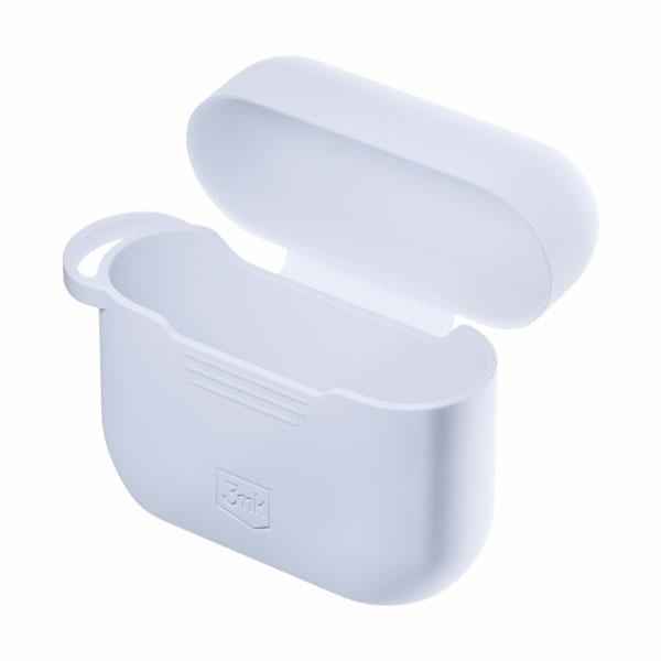 3MK Silicon Case Apple AirPods Pro + carabiner white