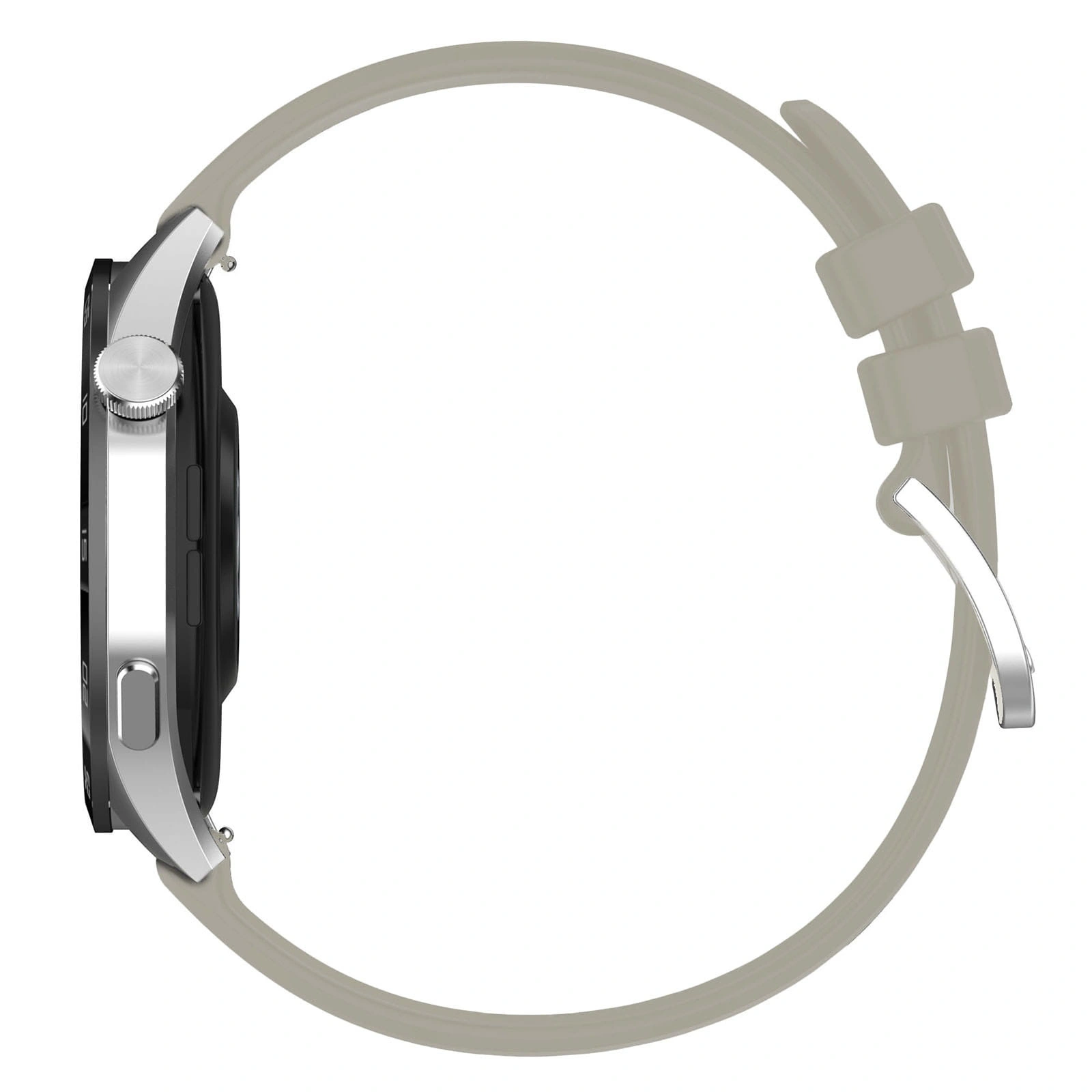 Bizon Strap Watch Silicone Pro Huawei Watch GT 5 Pro 42mm/GT 5 41mm/GT 4 41mm light grey