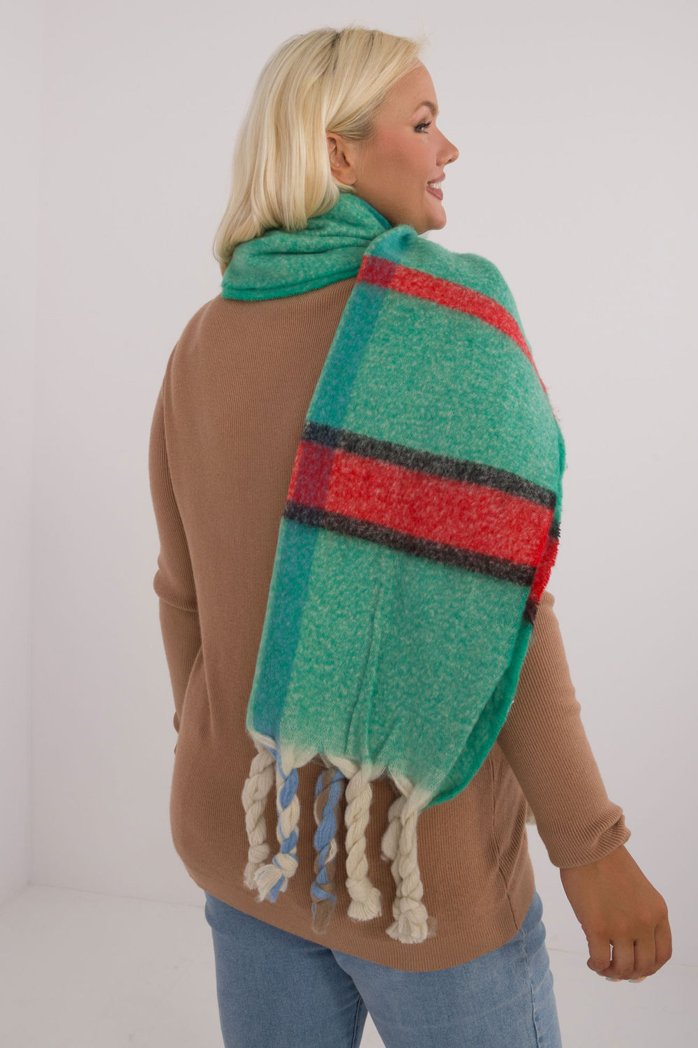  Shawl model 200287 AT  green