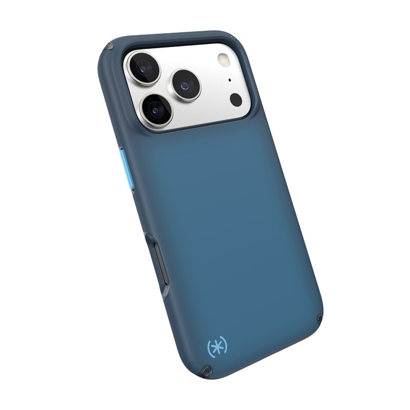 Etui Speck Presidio Lux MagSafe do Apple iPhone 17 Pro (Deep Sea Fade / Black / Spell Blue)