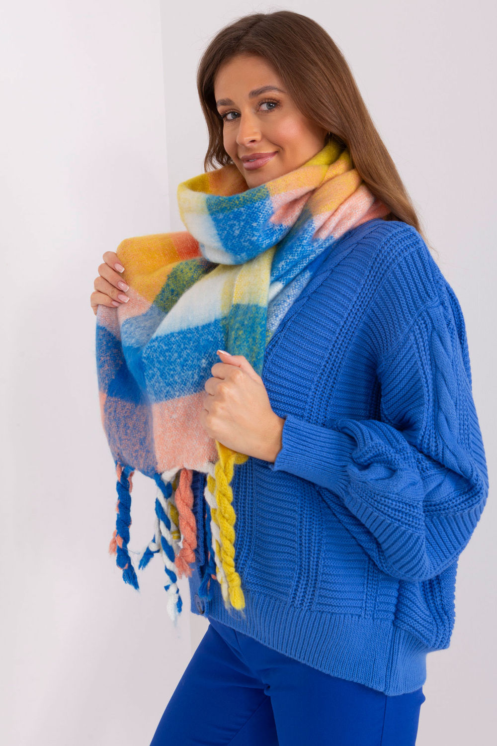  Shawl model 191703 AT  yellow