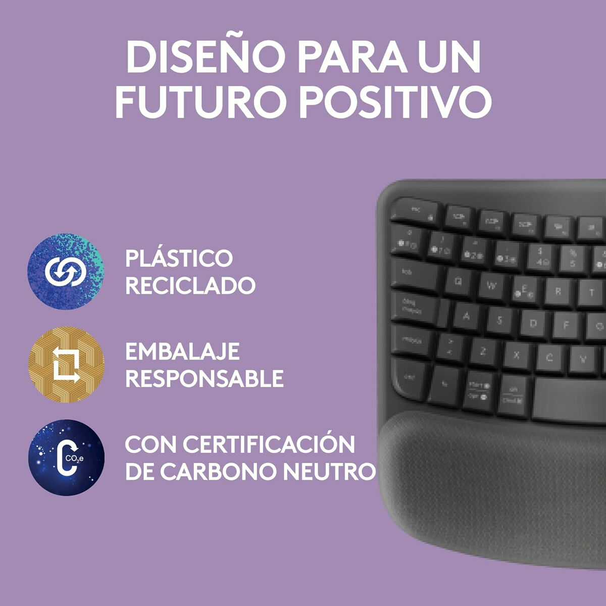 Keyboard Logitech 920-012296 Graphite Spanish QWERTY Keyboard Logitech 920-012296 Graphite Spanish QWERTY