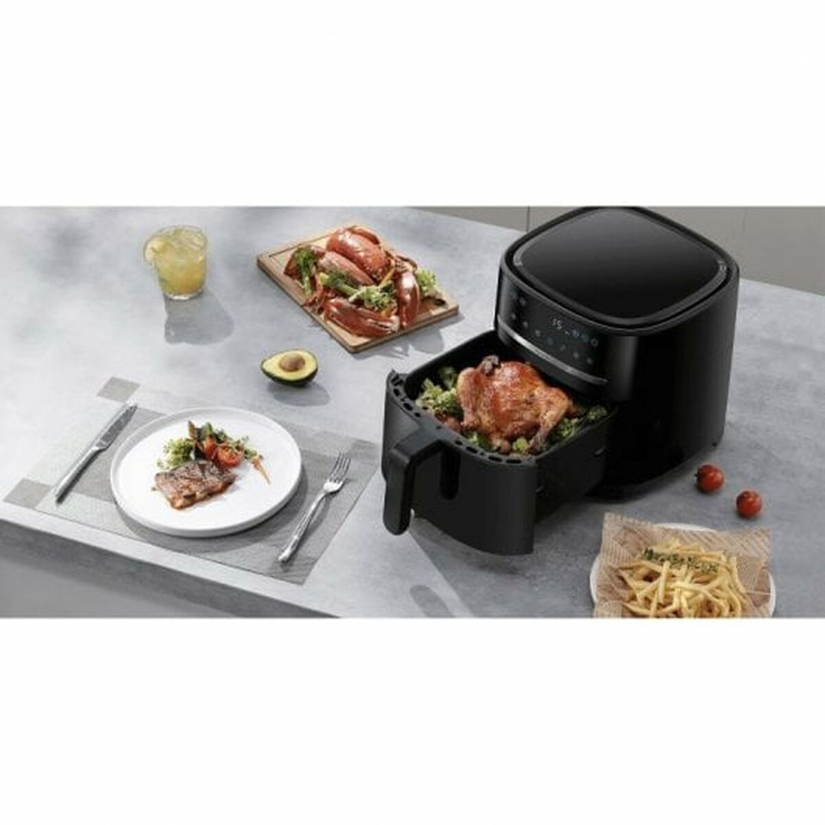 No-Oil Fryer Xiaomi BHR6942EU Black 1500 W 6 L